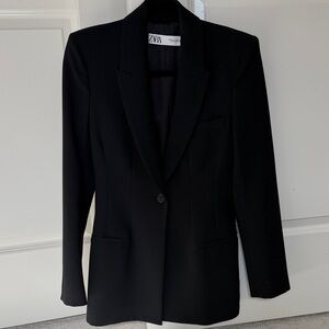 Zara Women's Elegant Black Suit Jacket
